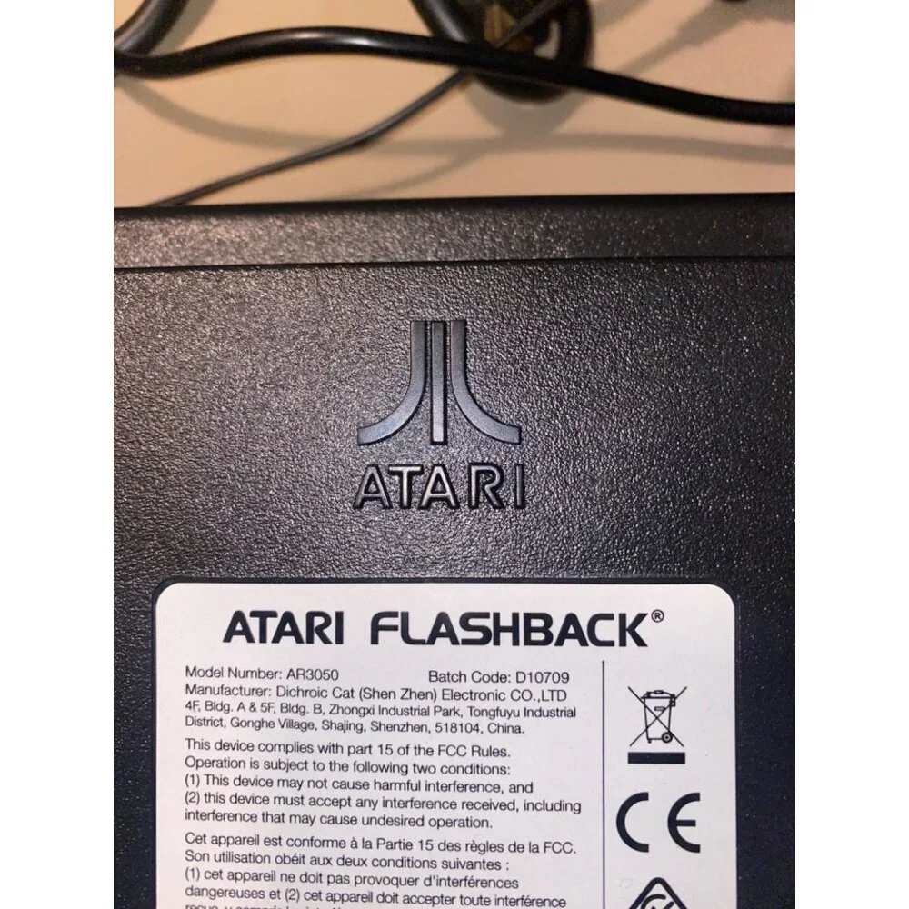 Atari Flashback 9 Boom Console with 2 Joysticks Retro Gaming System Vintage Styl